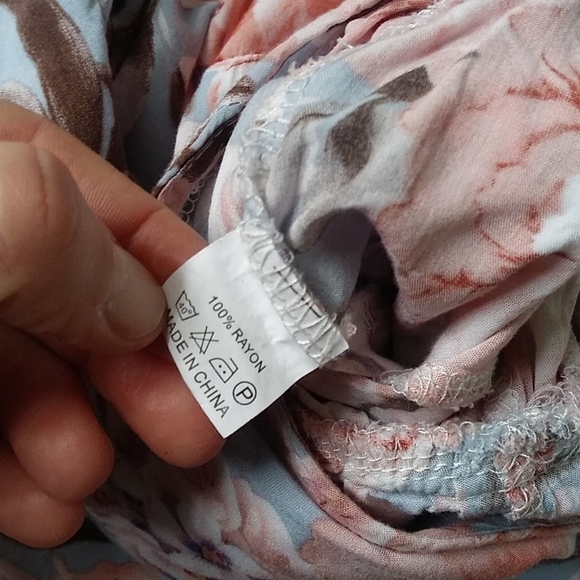 Jaase Aria Floral Ruffle‎ Romper shorts beach boho - Picture 9 of 9